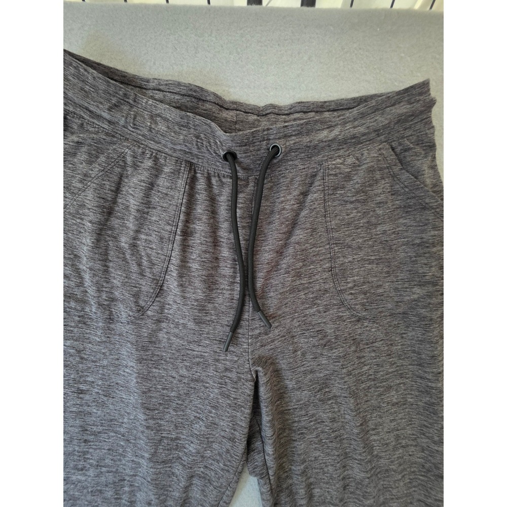 MTA Sport Mens Heather Gray Drawstring Lounge Athletic Pants Large